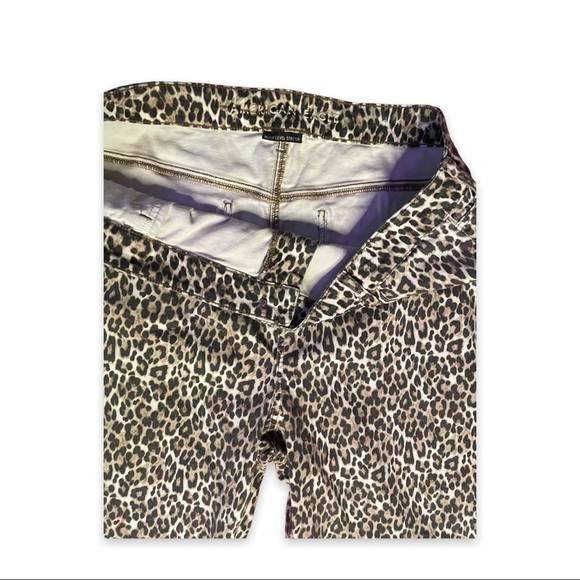 American Eagle Jegging Plus Size Next Level Stretch Leopard Denim Womens 24 - Picture 3 of 7